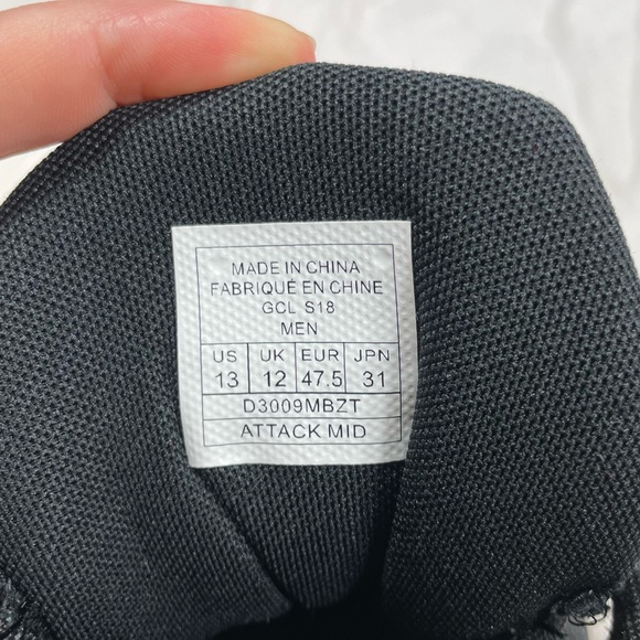 🧡EUC🧡AND 1 Attack Mid Basketball Shoes Black Junebug Gum Size 13 D3009MBZT - Picture 15 of 16